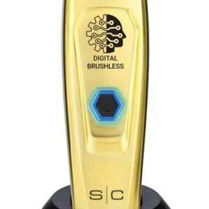 Stylecraft Saber Professional Full Metal Body Digital Brushless Motor Cordless Trimmer - Gold
