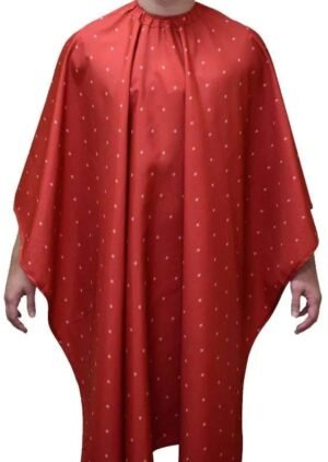 Barber Strong Cutting Cape - Shield Red