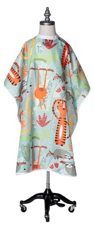 Fromm Kids Hairstyling Cape - Jungle Print - Image 2