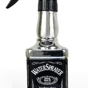 Water Spray Bottle Silver Metallic 16 oz