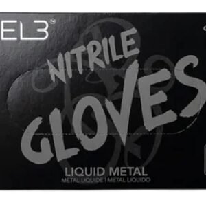 L3VEL3 Professional Nitrile Gloves Liquid Metal 100 Pack Large