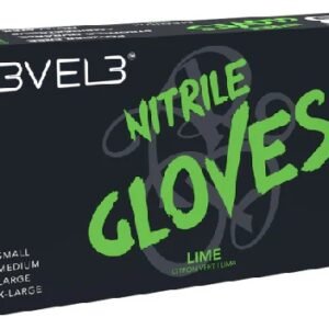 L3VEL3 Professional Nitrile Gloves Lime 100 Pack Medium