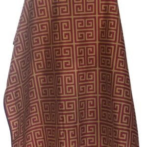 StyleTek Signature Milan Red & Gold Barber Cape