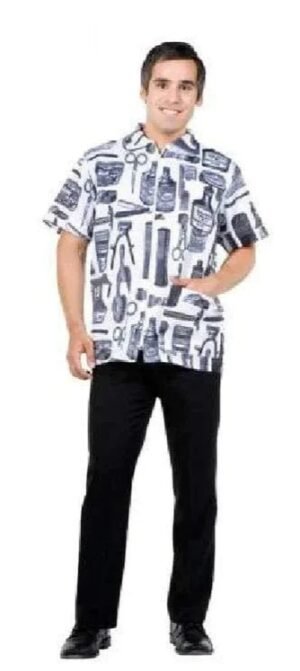 Betty Dain Vintage Barber Jacket White