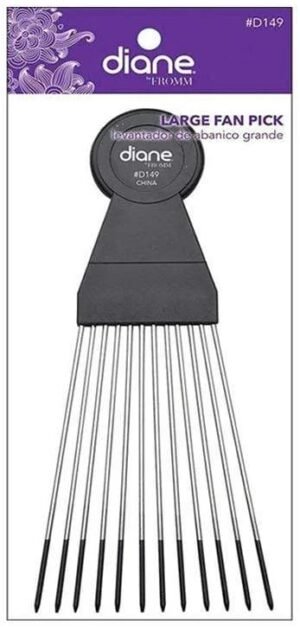 Diane Large Fan Pick Black #D149