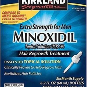 Kirkland Minoxidil 5% Extra Strength Hair Loss Regrowth Treatment 6 Pack