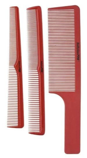 BaBylissPRO BARBERology Set of 3 Barber Combs #BCOMBSET3