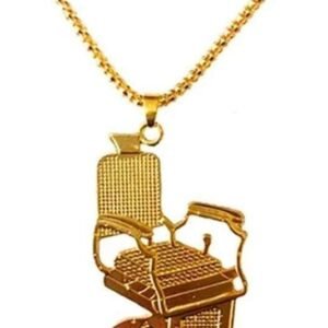Kashi Barber Chair Chain & Necklace Gold